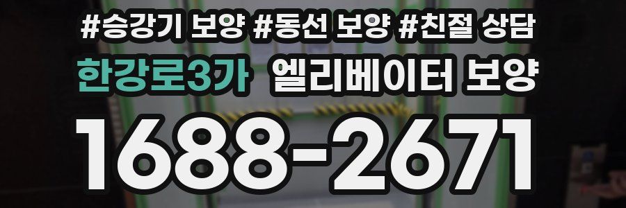 한강로3가 엘리베이터 보양