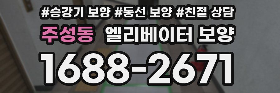 주성동 엘리베이터 보양