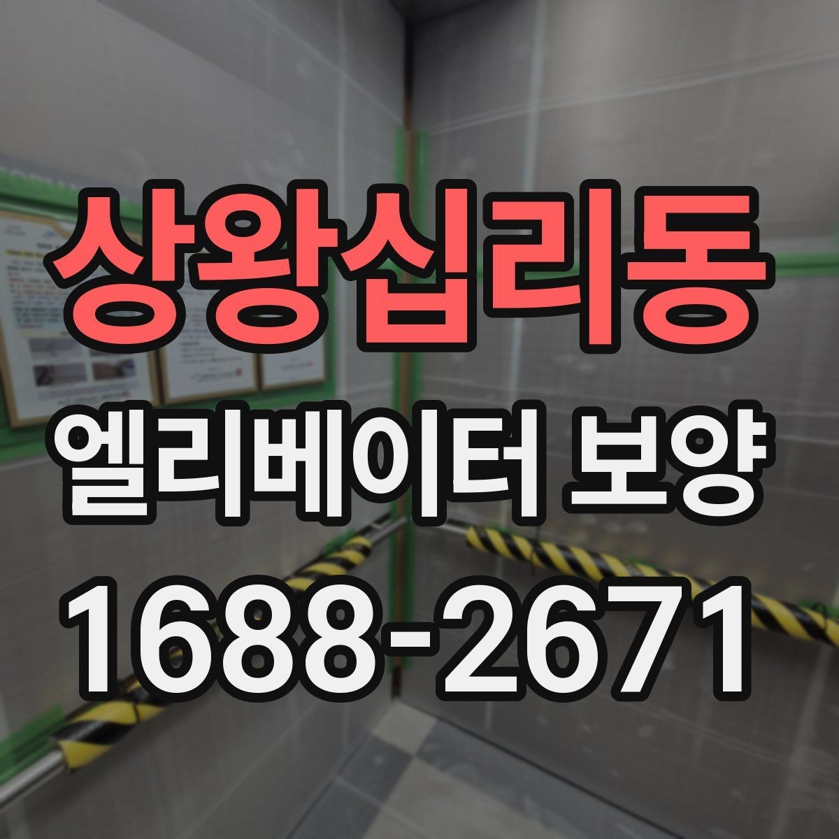 상왕십리동 엘리베이터 보양 작업의 효율을 높이는 배치 방법