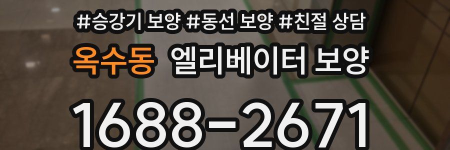 옥수동 엘리베이터 보양