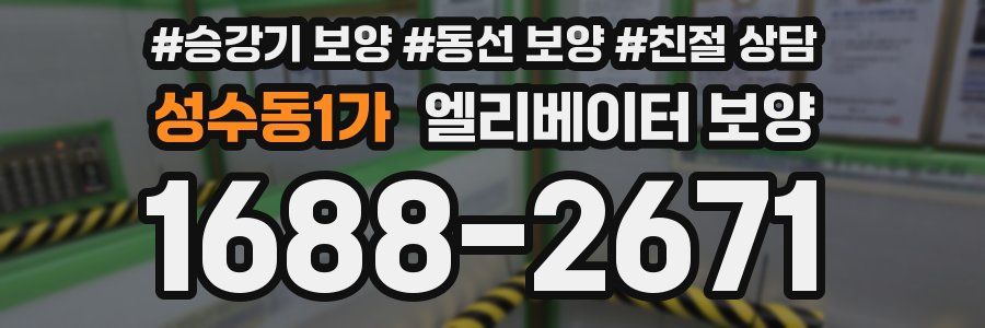 성수동1가 엘리베이터 보양