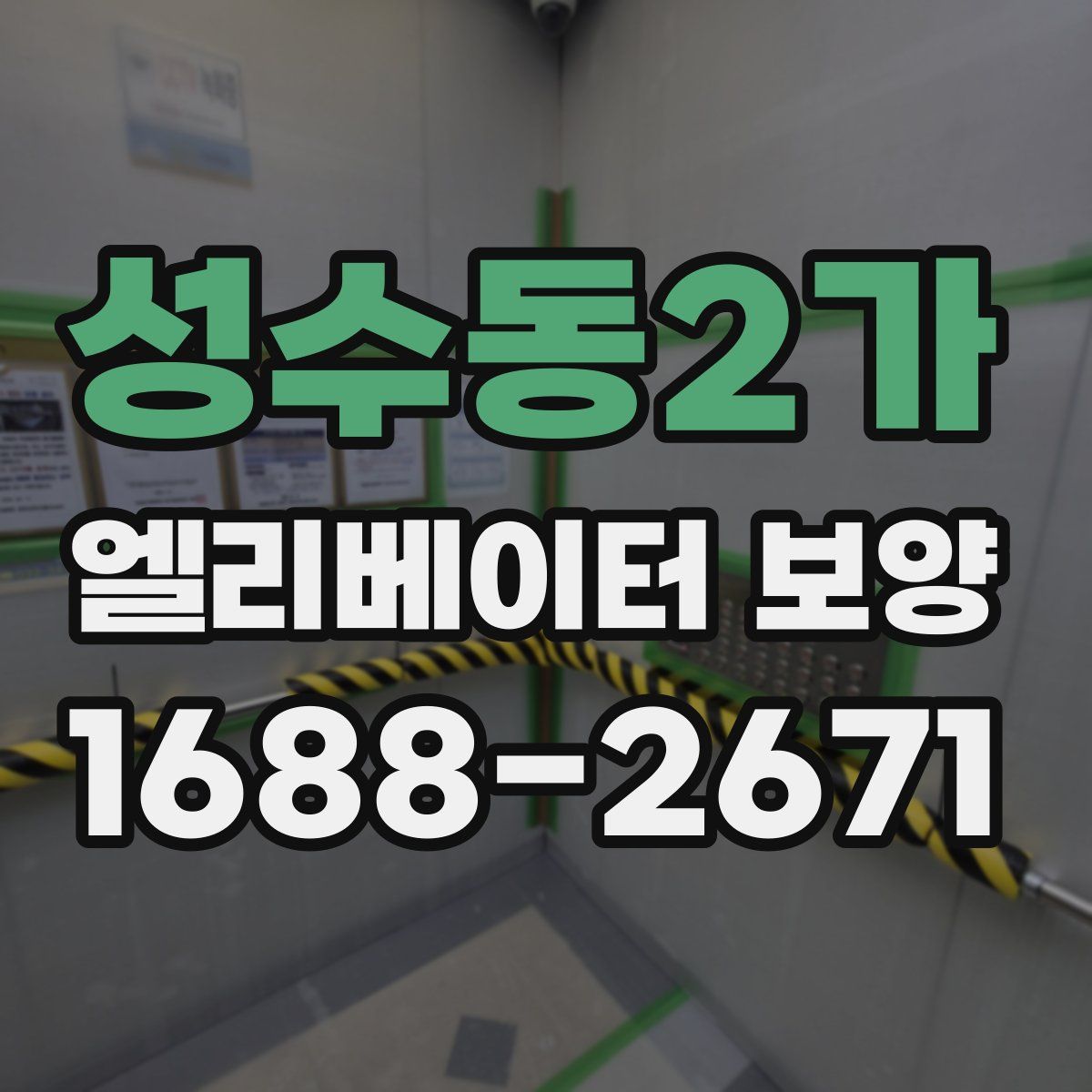 성수동2가 엘리베이터 보양