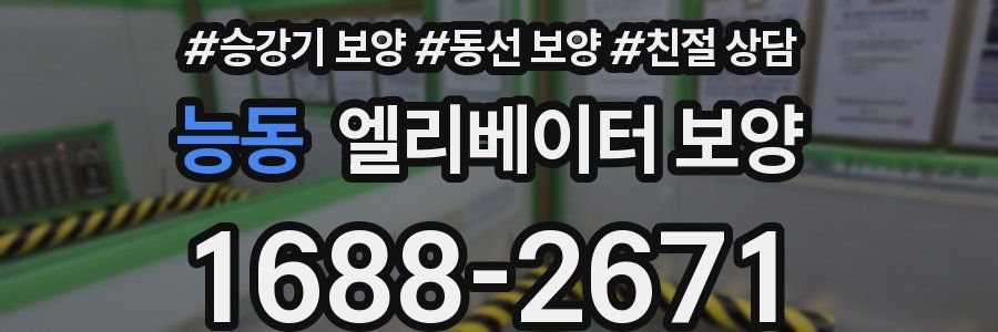 능동 엘리베이터 보양
