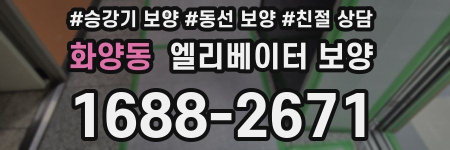 화양동 엘리베이터 보양