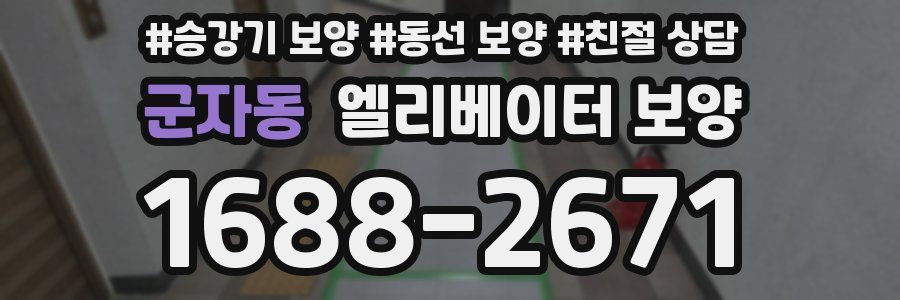 군자동 엘리베이터 보양