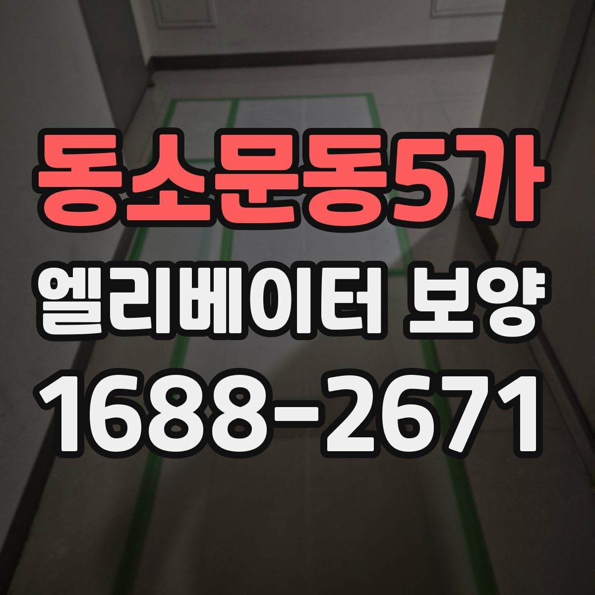 동소문동5가 엘리베이터 보양 견적 차이가 나는 이유를 정리하면