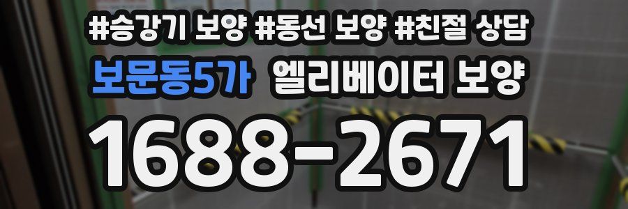 보문동5가 엘리베이터 보양
