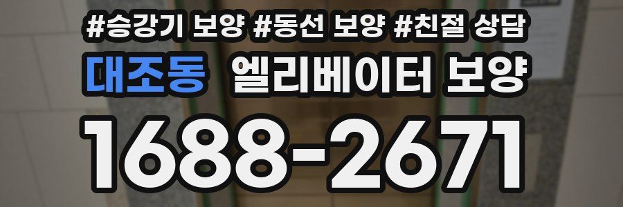 대조동 엘리베이터 보양