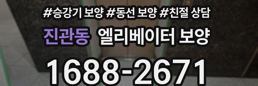 진관동 엘리베이터 보양