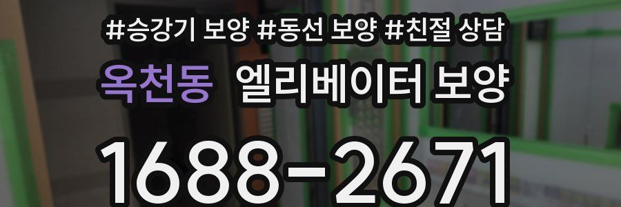 옥천동 엘리베이터 보양