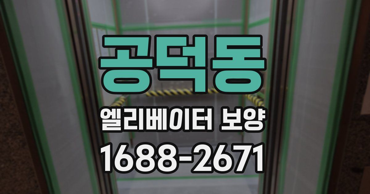 공덕동 엘리베이터 보양