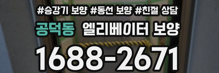 공덕동 엘리베이터 보양