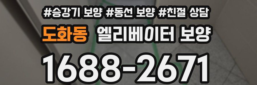 도화동 엘리베이터 보양