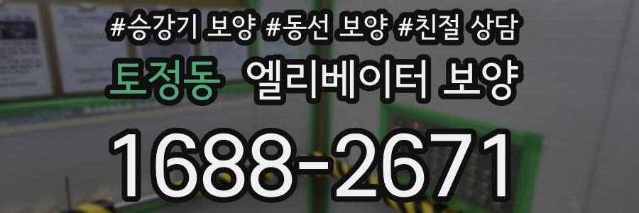 토정동 엘리베이터 보양