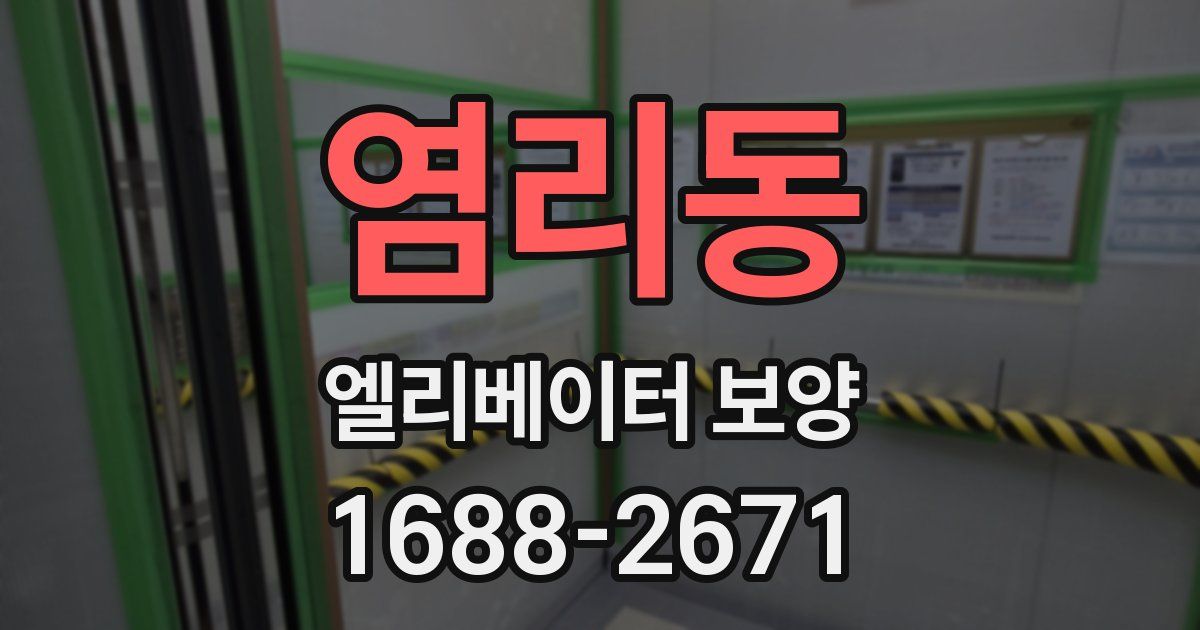 염리동 엘리베이터 보양