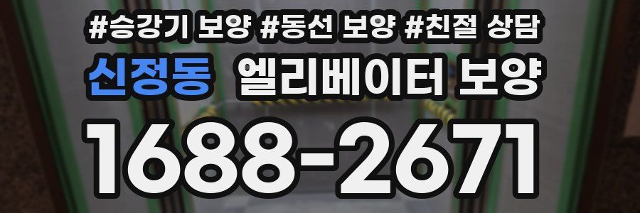 신정동 엘리베이터 보양