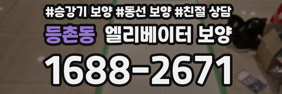 등촌동 엘리베이터 보양