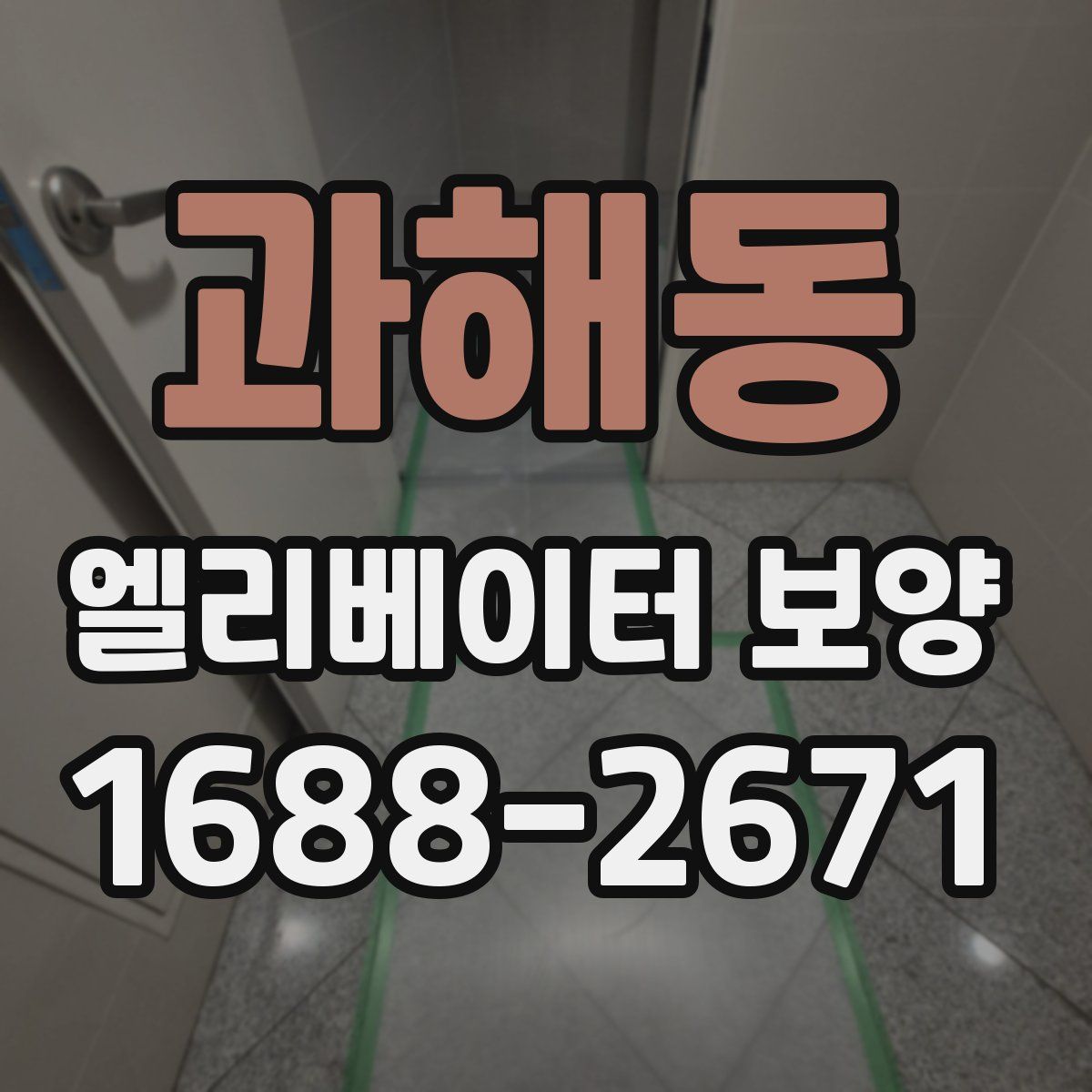 과해동 엘리베이터 보양