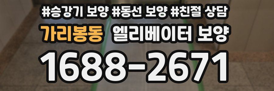 가리봉동 엘리베이터 보양