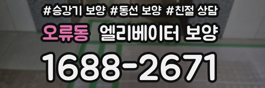 오류동 엘리베이터 보양