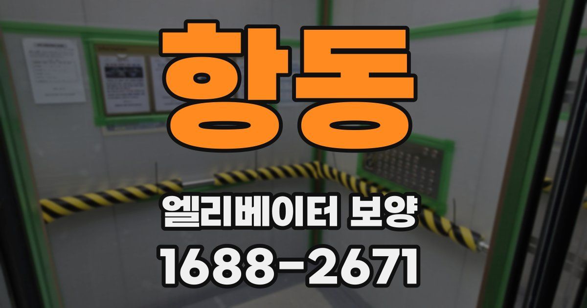 항동 엘리베이터 보양