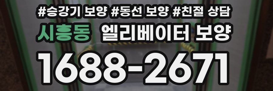 시흥동 엘리베이터 보양