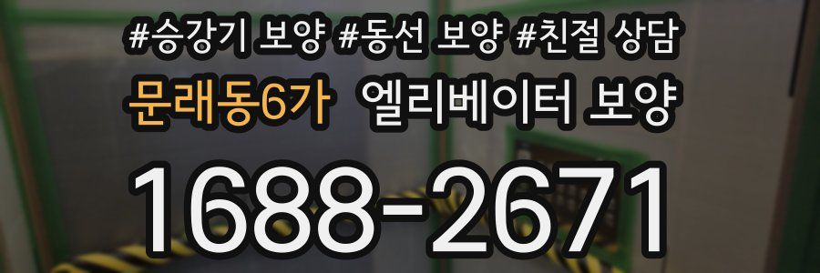 문래동6가 엘리베이터 보양