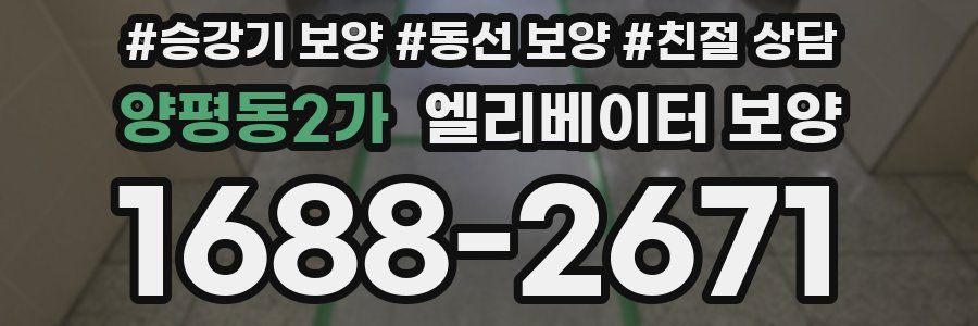 양평동2가 엘리베이터 보양