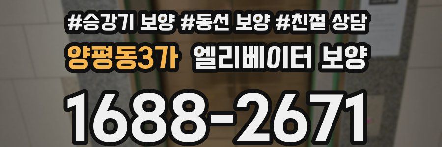 양평동3가 엘리베이터 보양