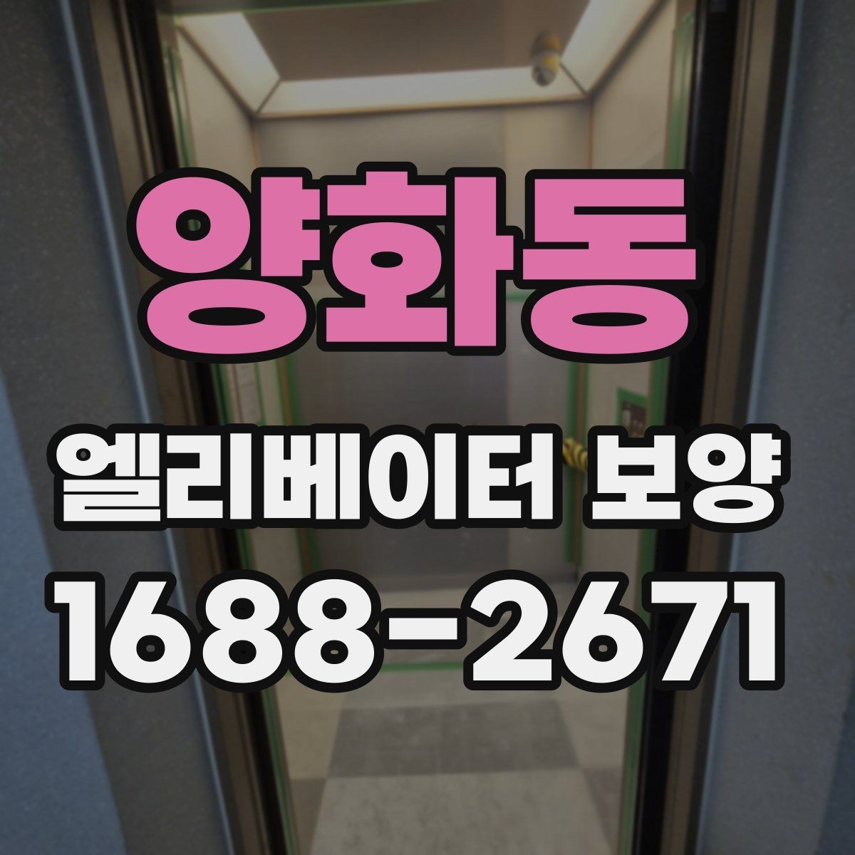 양화동 엘리베이터 보양 시공 방식별 적용 상황 비교