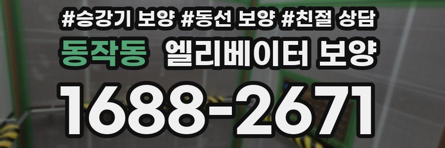 동작동 엘리베이터 보양