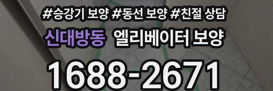 신대방동 엘리베이터 보양