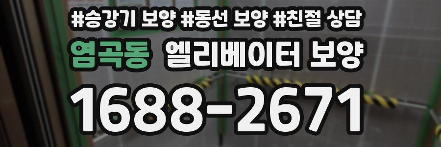 염곡동 엘리베이터 보양