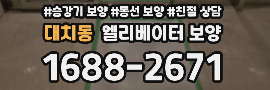 대치동 엘리베이터 보양