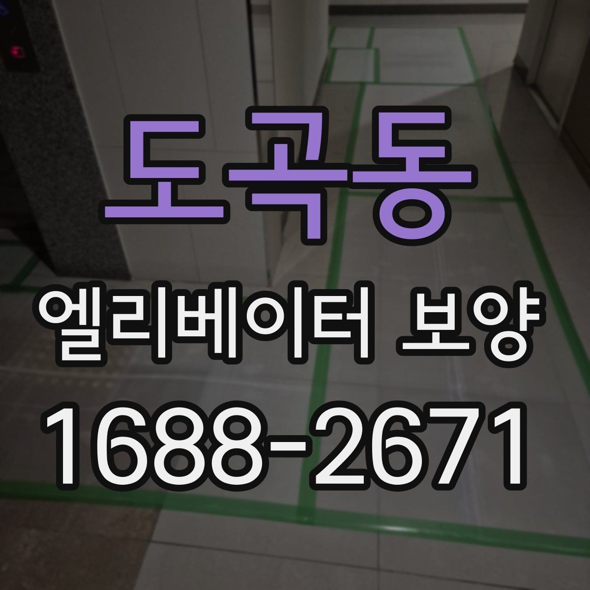 도곡동 엘리베이터 보양 종류별 특징과 활용 상황