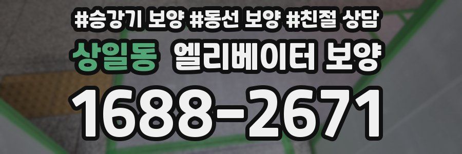 상일동 엘리베이터 보양