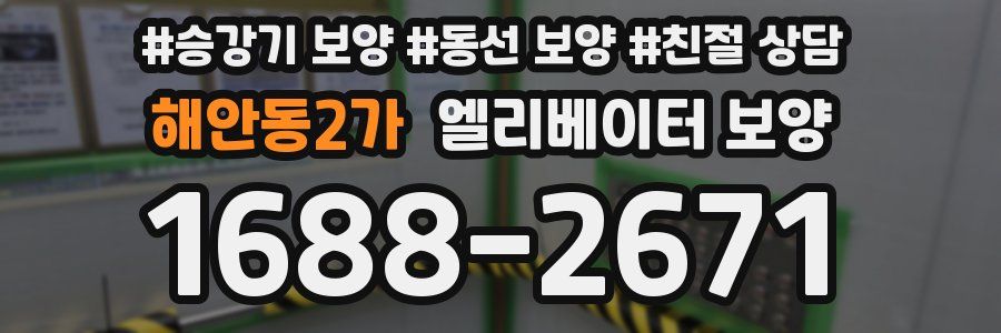 해안동2가 엘리베이터 보양