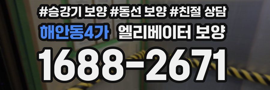 해안동4가 엘리베이터 보양