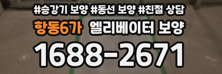 항동6가 엘리베이터 보양