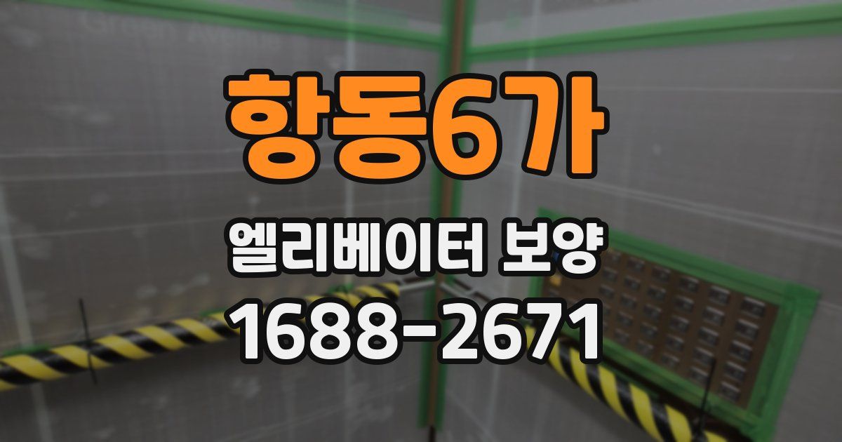 항동6가 엘리베이터 보양