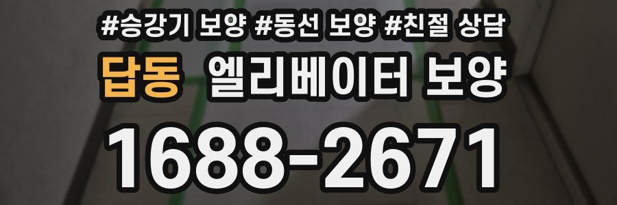 답동 엘리베이터 보양