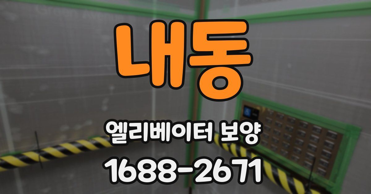 내동 엘리베이터 보양