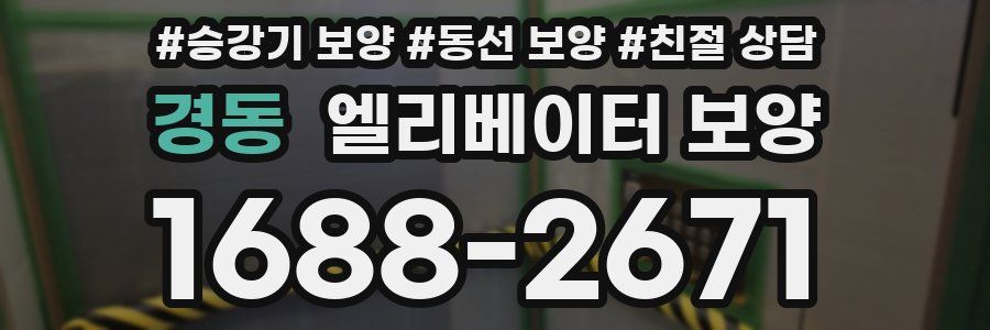 경동 엘리베이터 보양