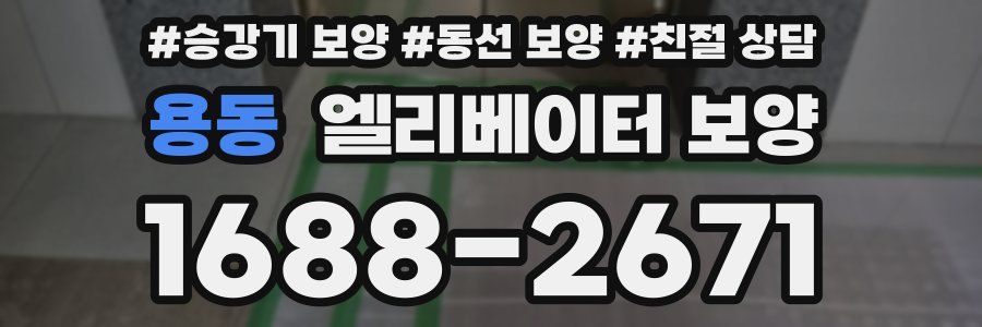 용동 엘리베이터 보양