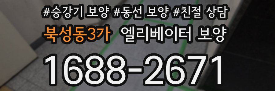 북성동3가 엘리베이터 보양