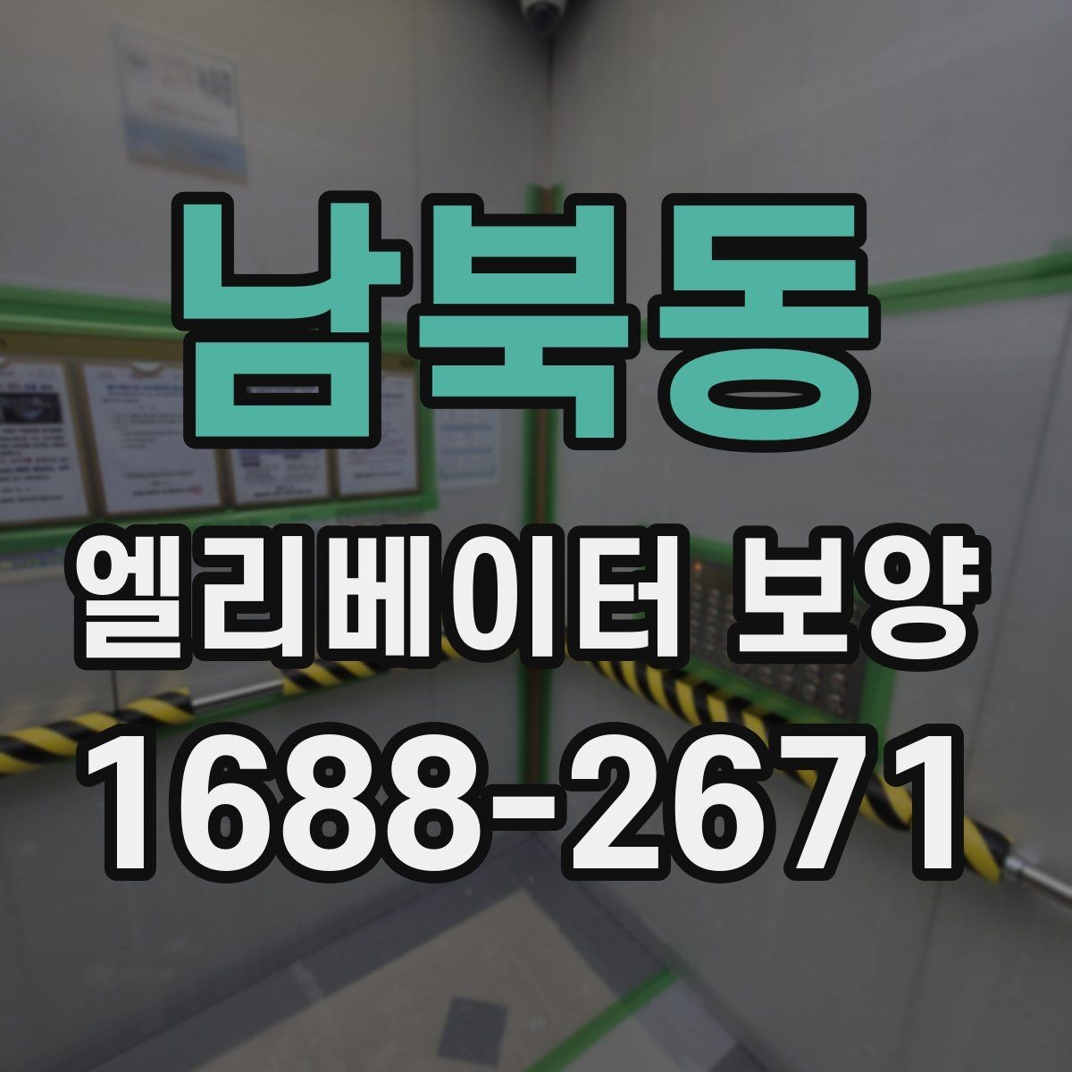 남북동 엘리베이터 보양 비용과 작업 범위의 관계