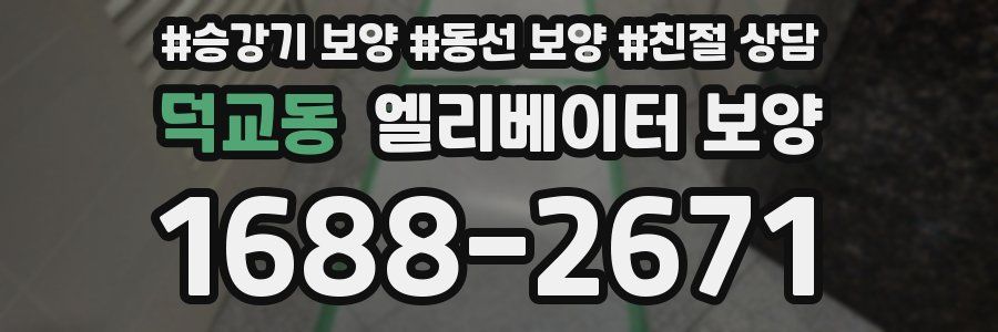 덕교동 엘리베이터 보양