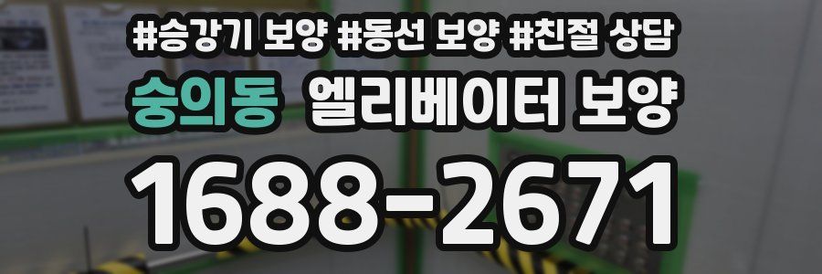 숭의동 엘리베이터 보양