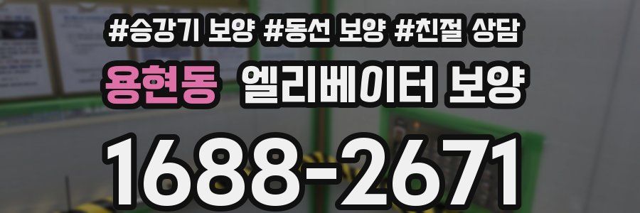 용현동 엘리베이터 보양