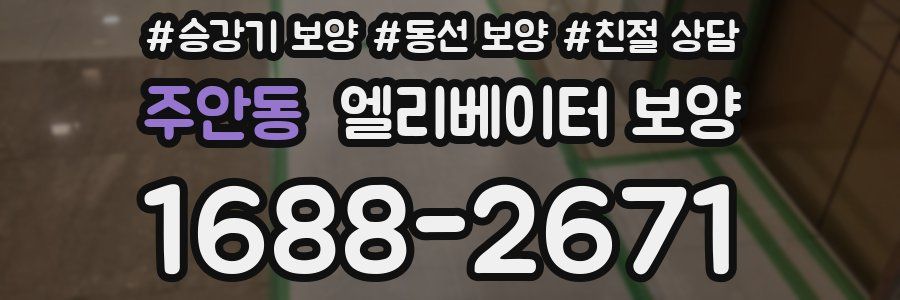 주안동 엘리베이터 보양